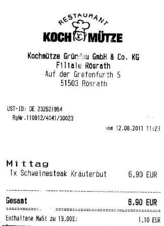 dlra Hffner Kochmtze Restaurant